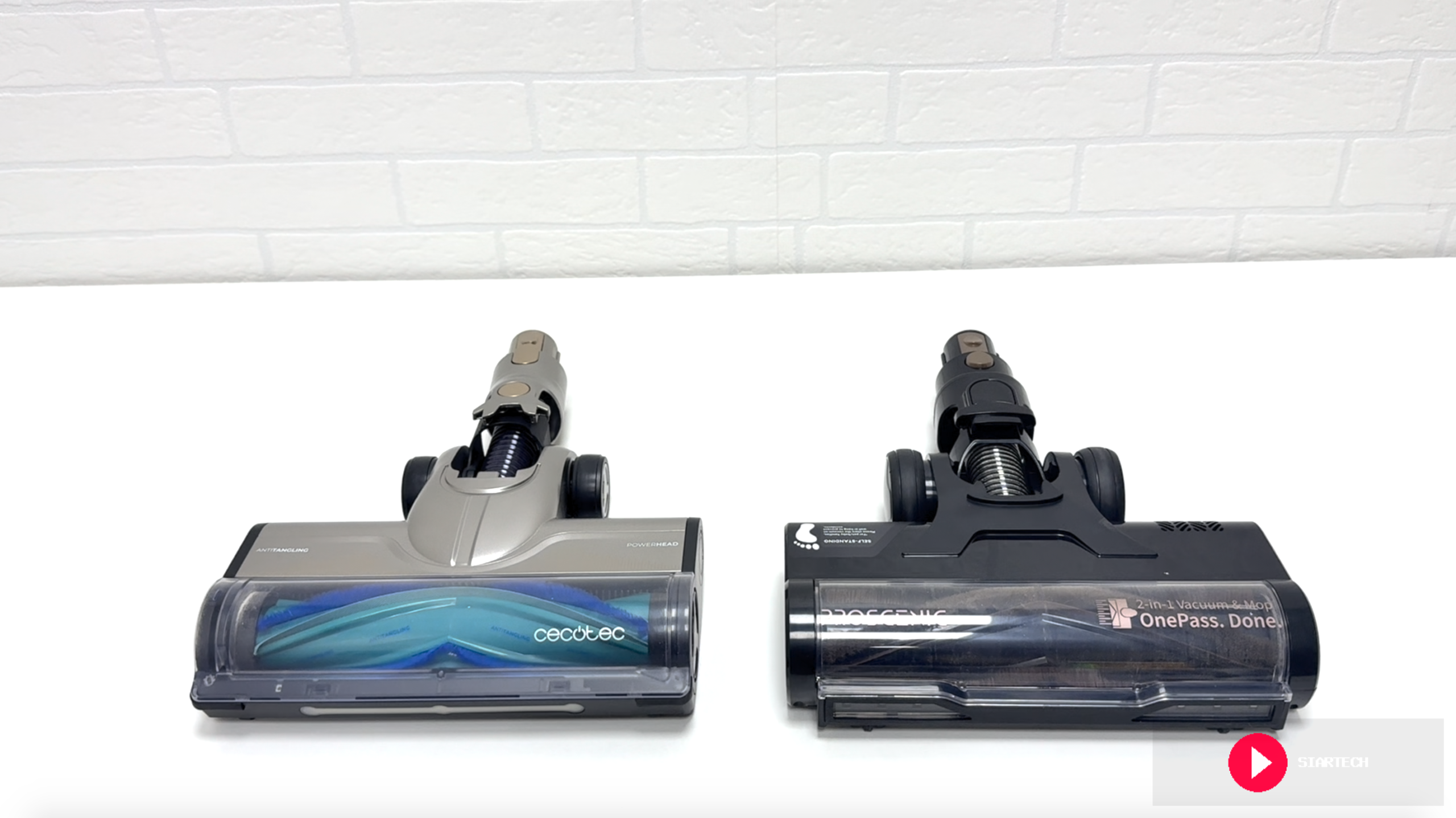 Conga Rockstar RX90 y Proscenic P20: comparación de cabezales