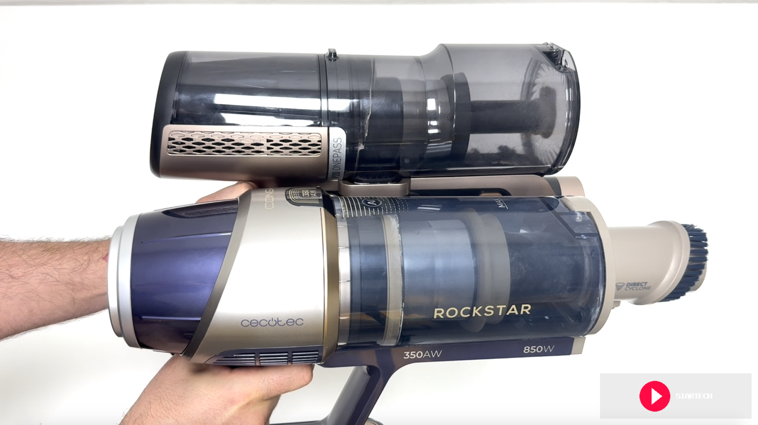 Depósitos de la Conga Rockstar RX90 y la Proscenic P20
