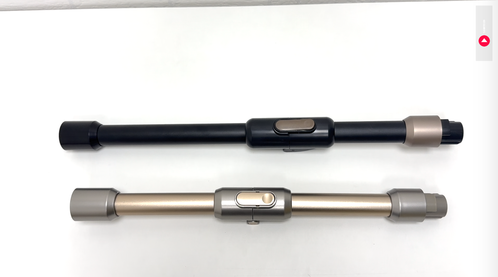 Tubos flexibles de la Conga Rockstar RX90 y la Proscenic P20