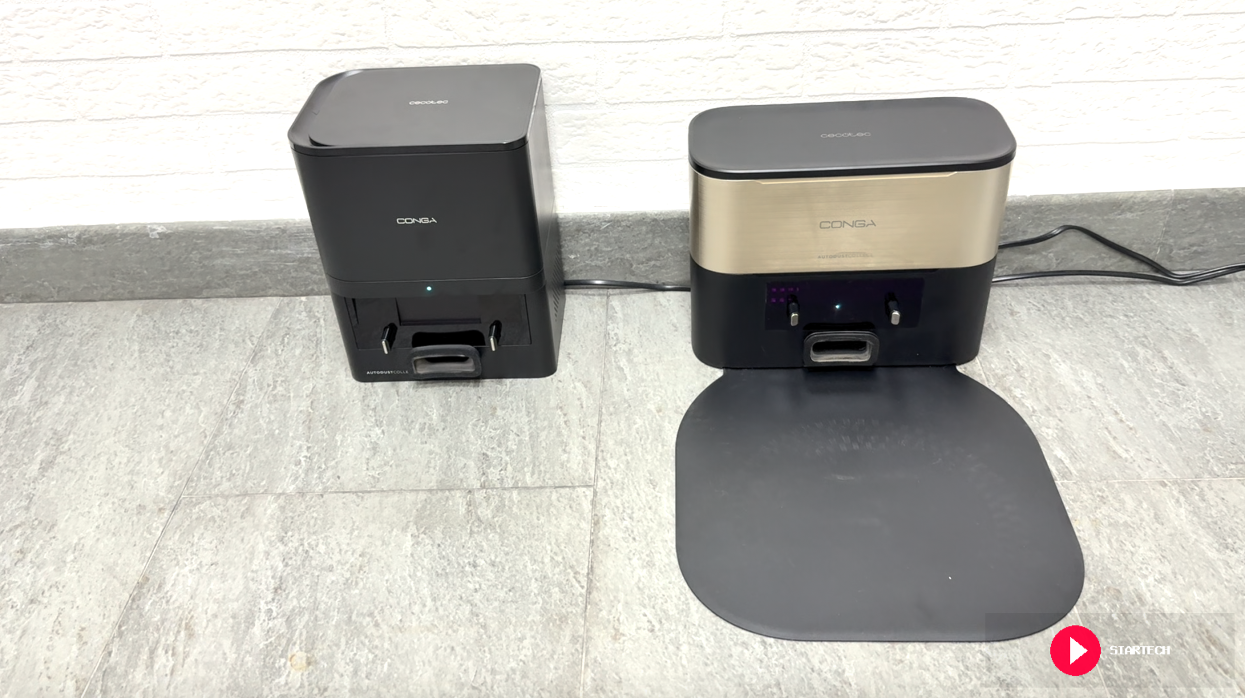 Conga Y80 vs Conga Y100: base de autovaciado