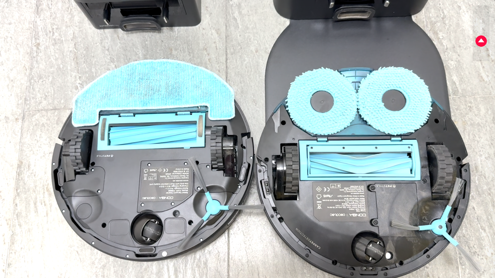 Conga Y80 vs Conga Y100: sistema de fregado