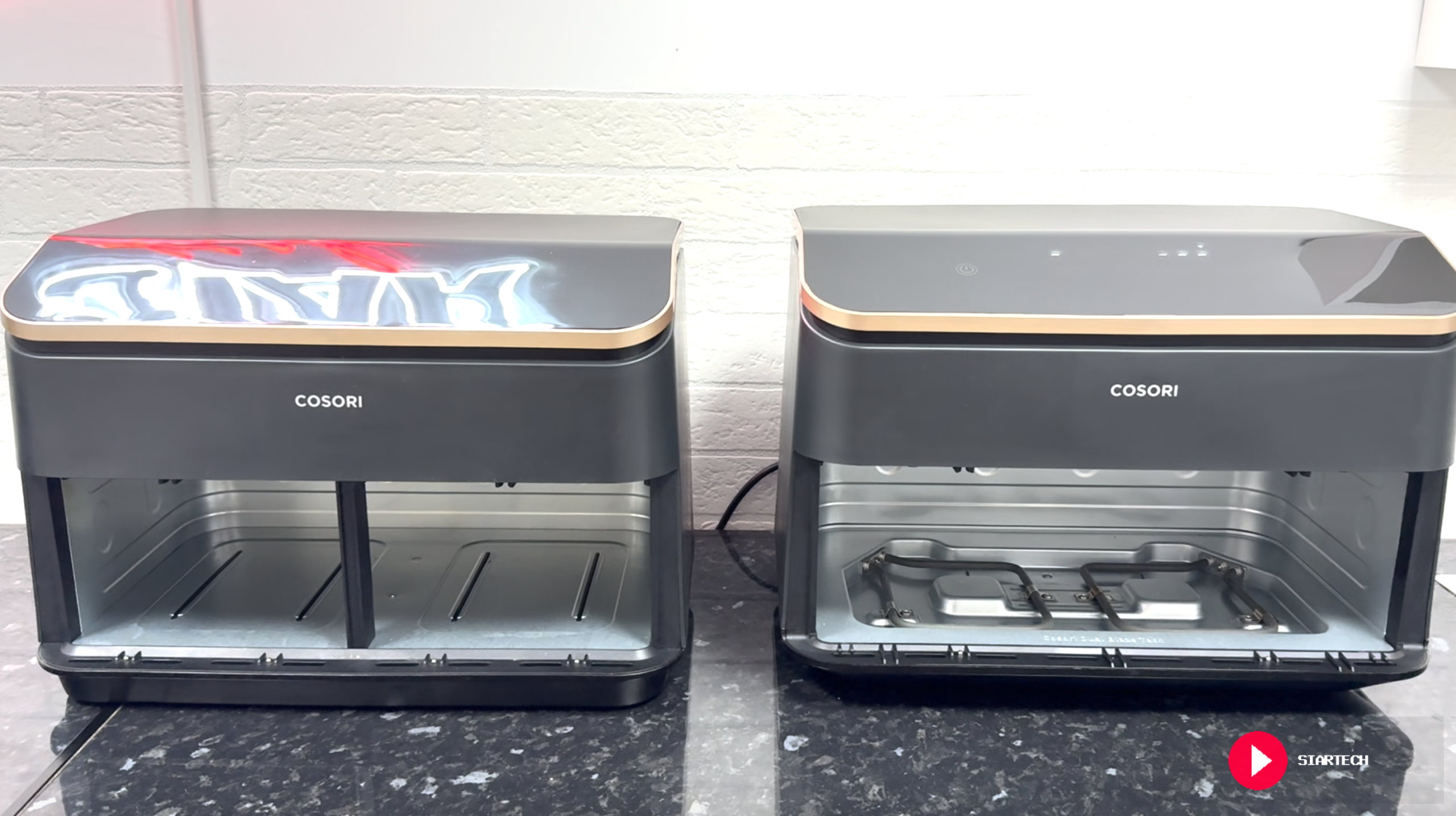 Cosori Dual Basket vs Cosori DualBlaze TwinFry: sistema de calentamiento