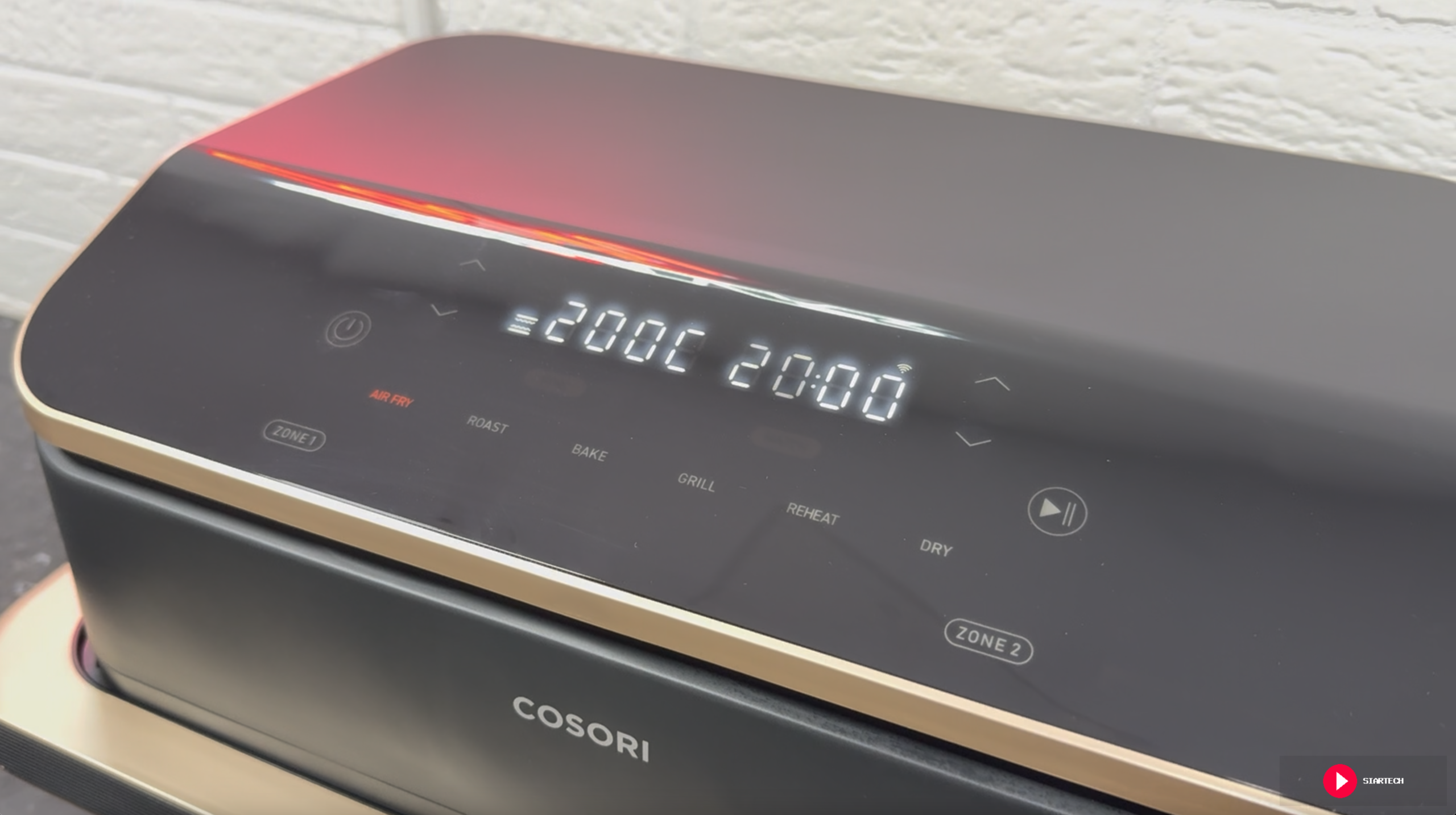 Pantalla de la Cosori DualBlaze Twin Fry