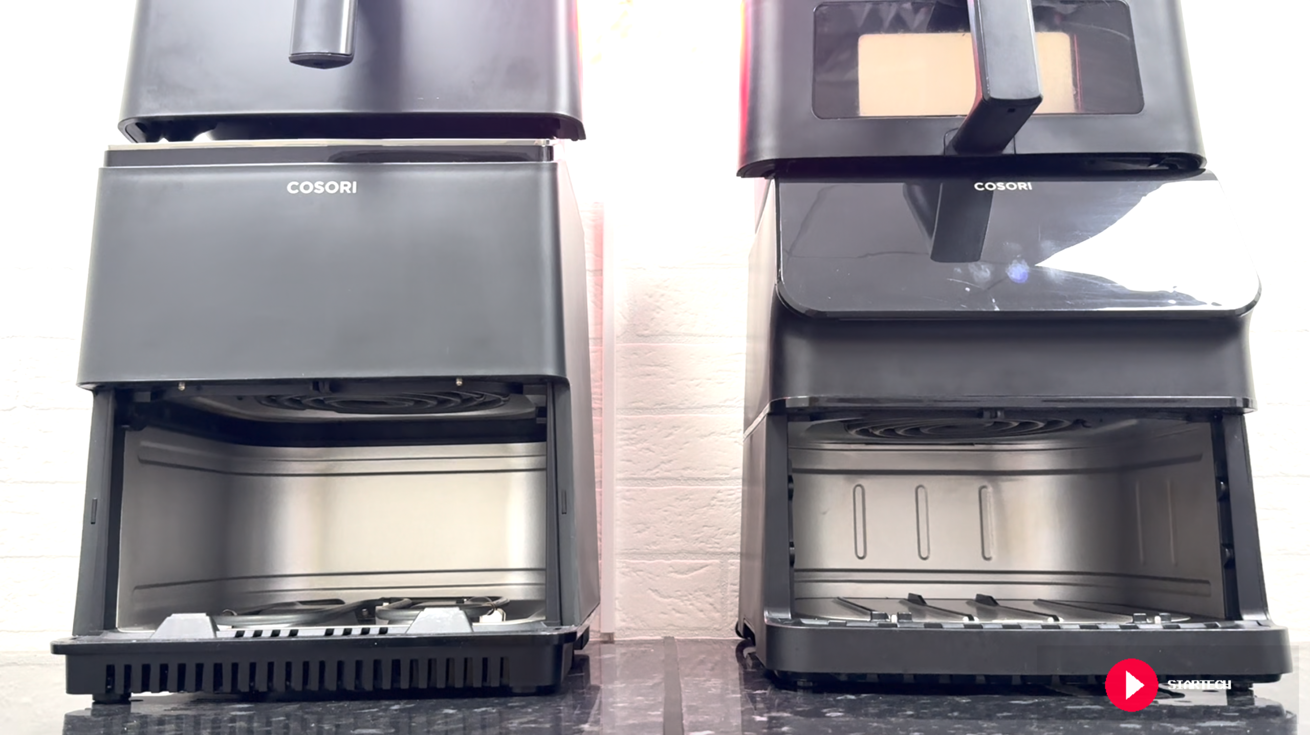 Cosori Premium II Plus vs Cosori Dual Blaze: sistema de calentamiento