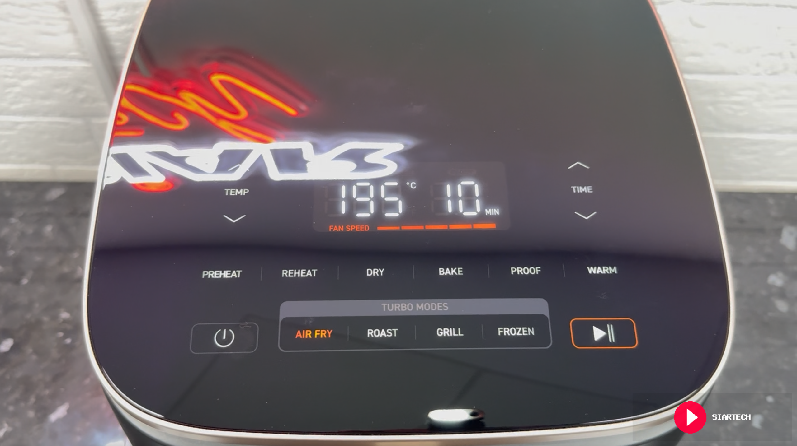 Cosori Turbo Blaze - pantalla panel