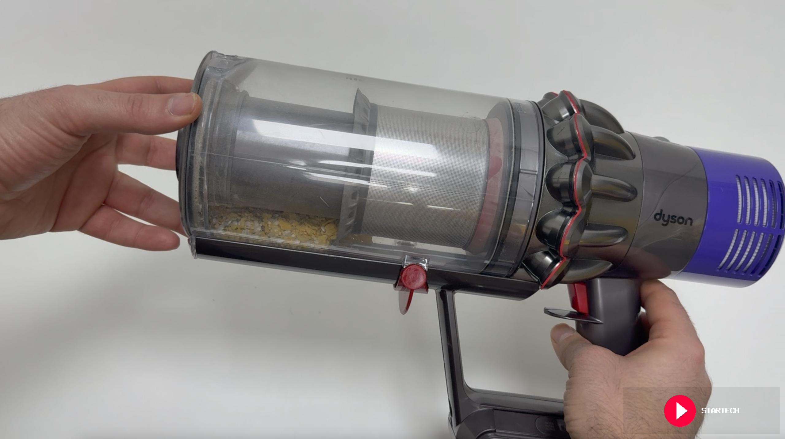 Dyson V10 Cyclone - depósito