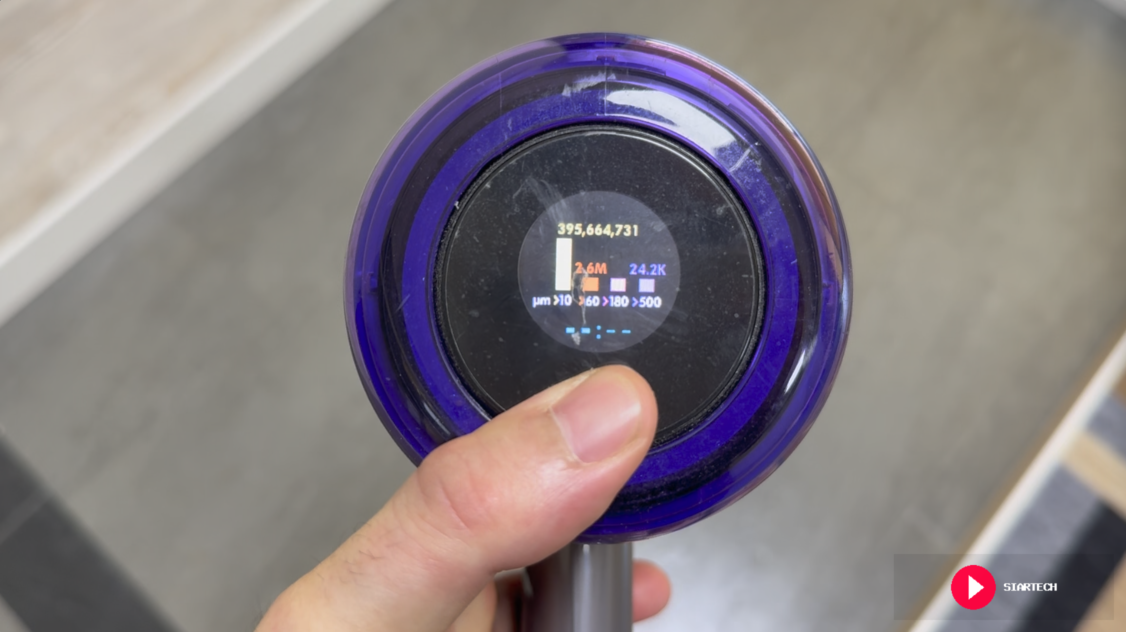 Pantalla del Dyson V15s Detect Submarine